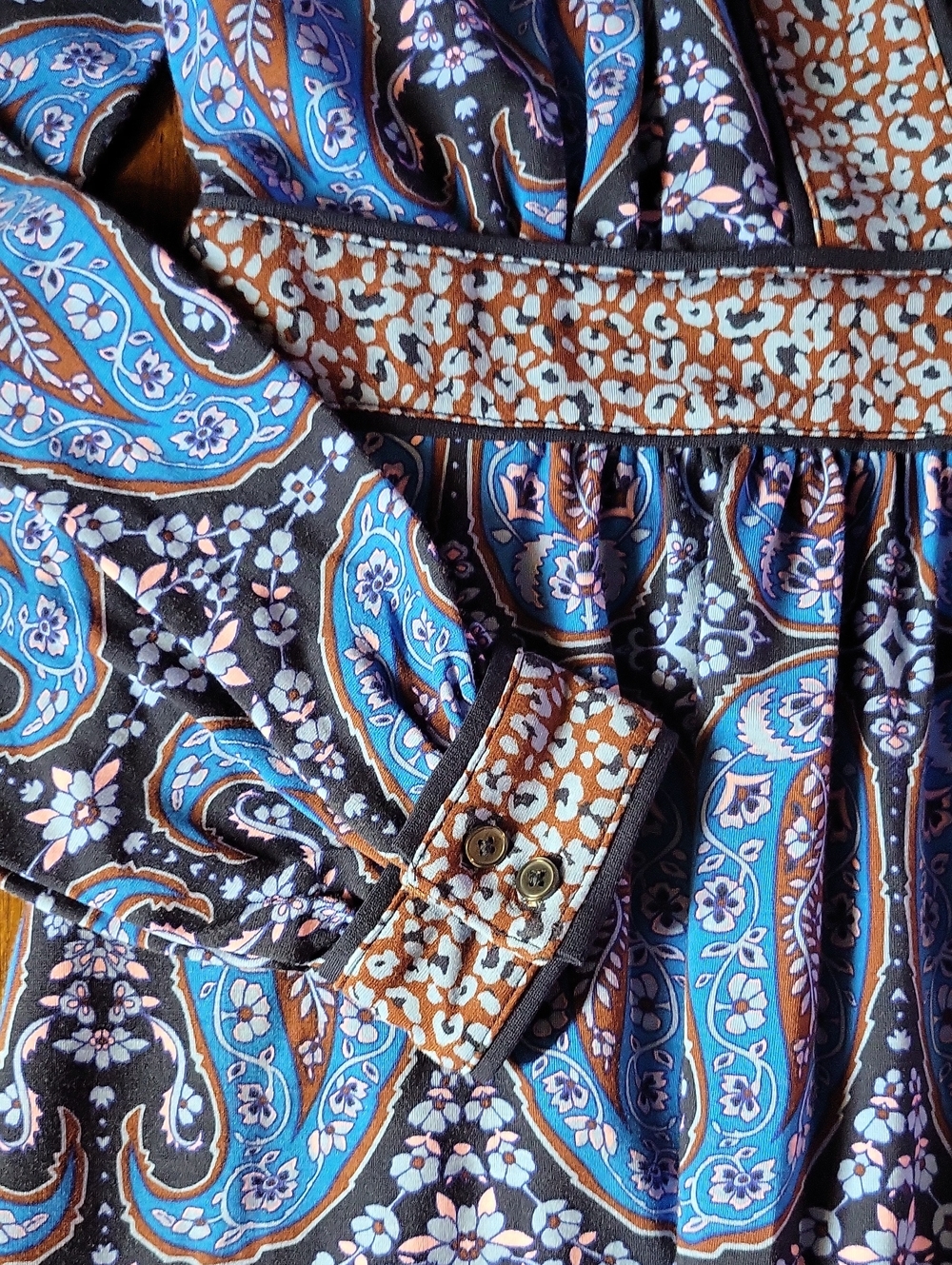 NWT Boden Women's Hotched Ponte Paisley Dress 6 - Picture 5 of 10